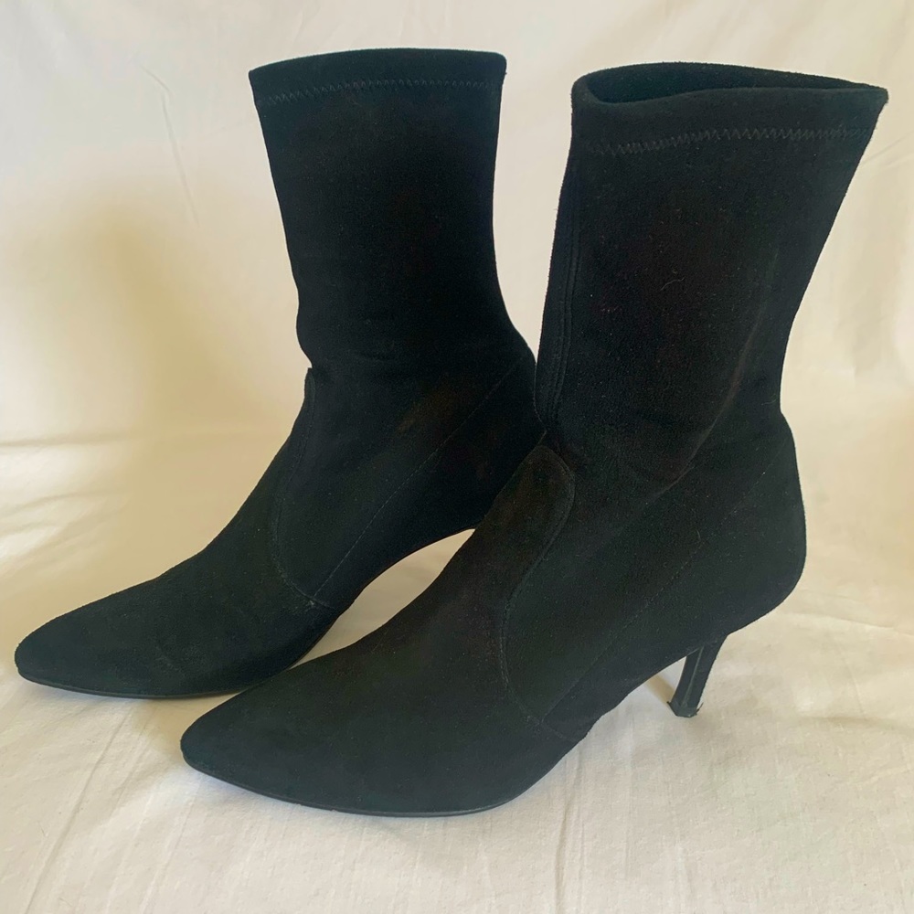 Stuart Weitzman 75 Stretch Bootie black size 7